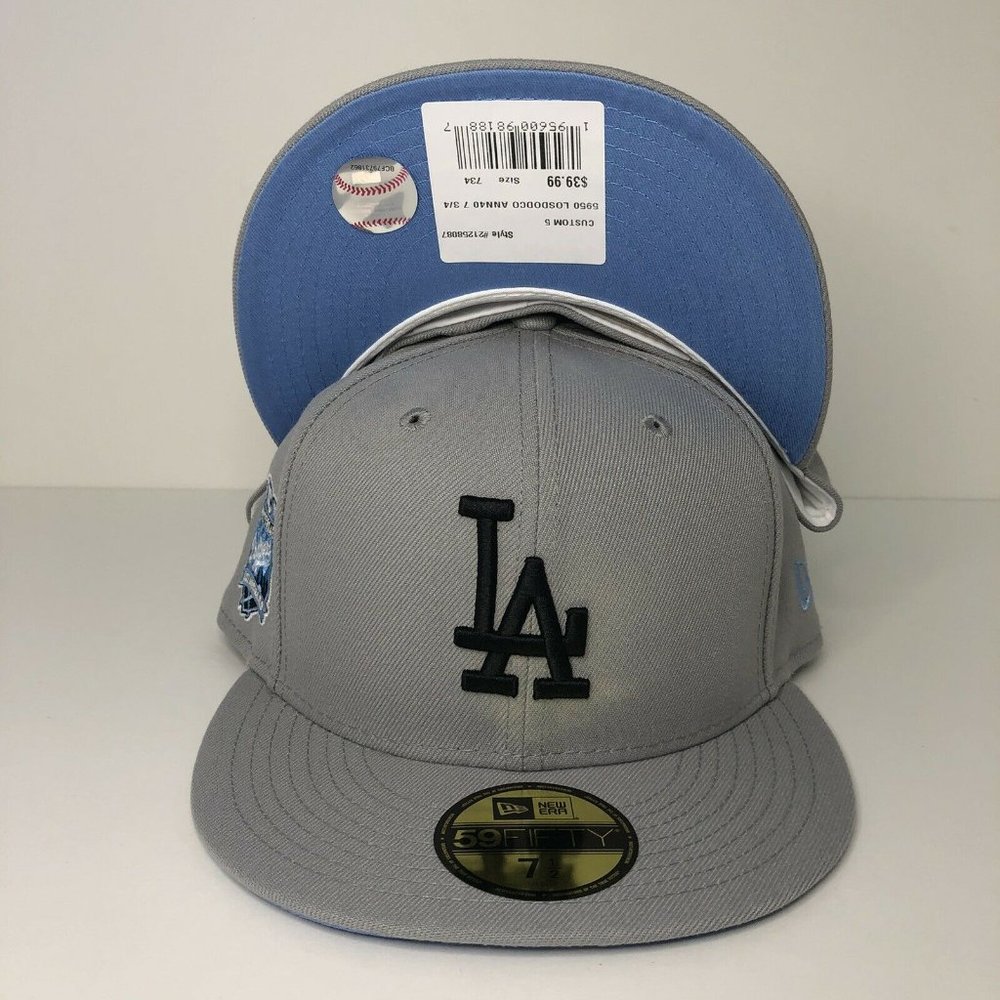 New Los Angeles Dodgers New Era Blue UV 7 1/2